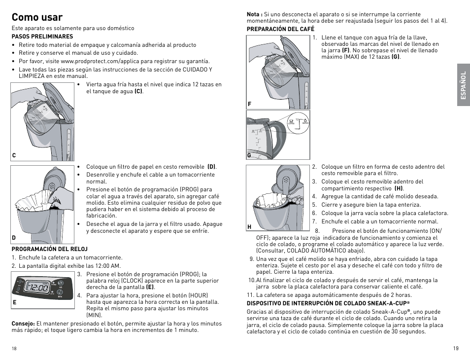 Como usar | Black & Decker BCM1410B User Manual | Page 10 / 15