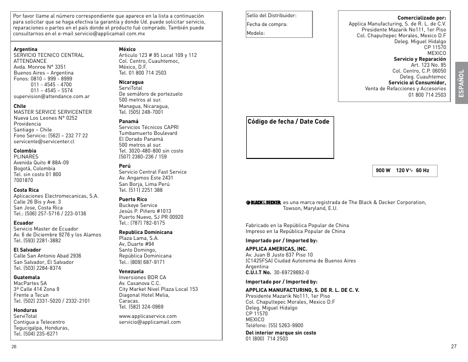 Black & Decker BCM1410B User Manual | Page 14 / 15