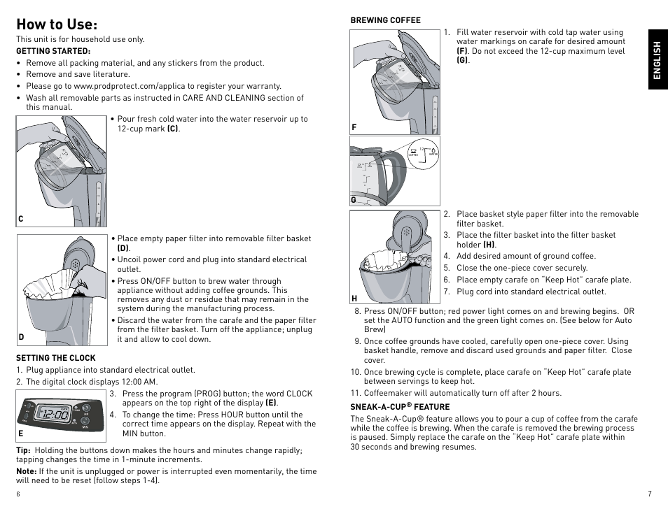 How to use | Black & Decker BCM1410B User Manual | Page 4 / 15