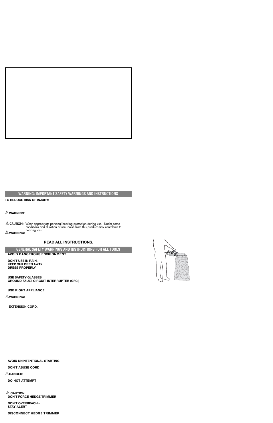 Black & Decker HT2200 User Manual | 4 pages