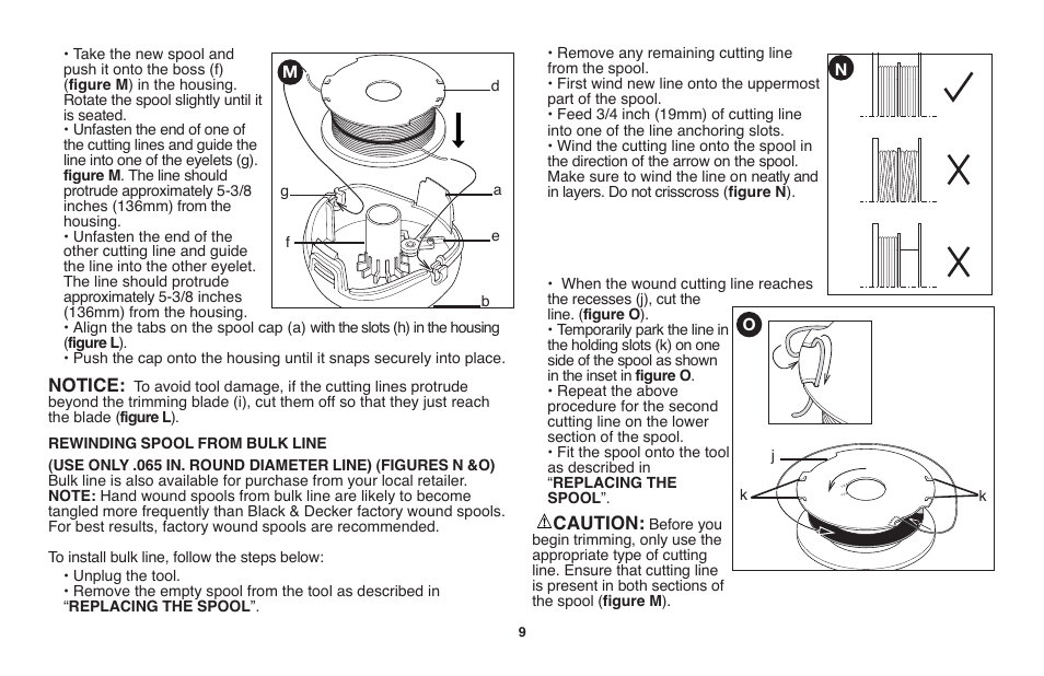 Black & Decker GH710 User Manual | Page 9 / 37