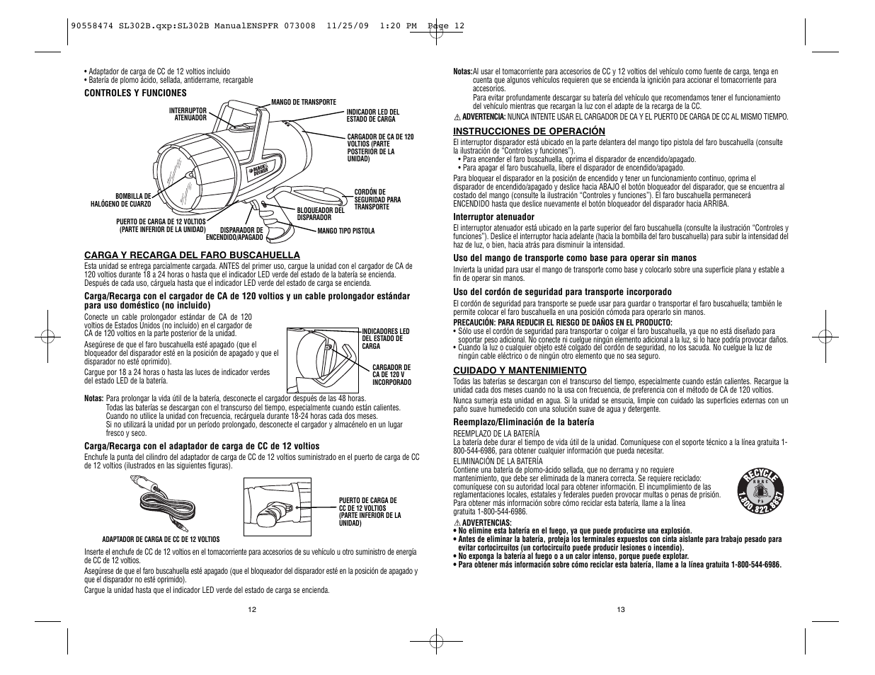 Black & Decker Power Series 90558474 User Manual | Page 7 / 12