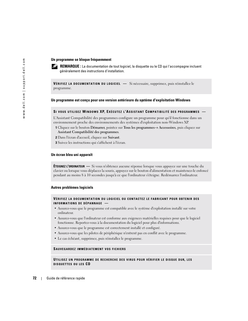 Dell Latitude D510 User Manual | Page 72 / 156