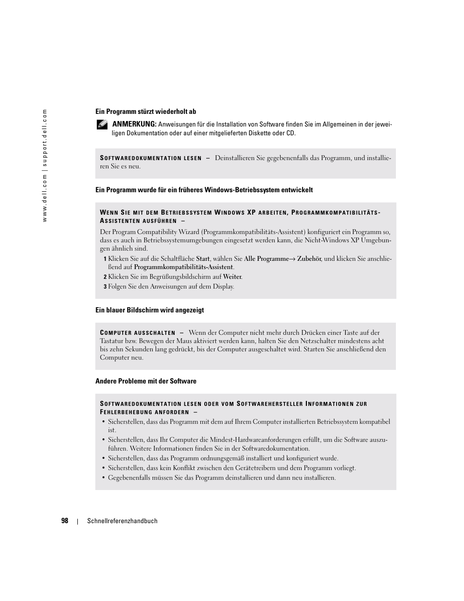 Dell Latitude D510 User Manual | Page 98 / 156