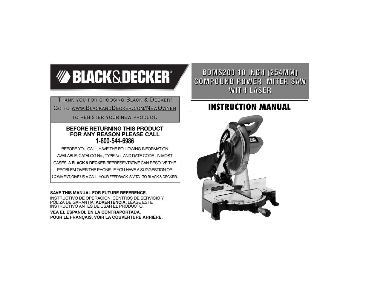 Black & Decker 90528012 User Manual | 88 pages
