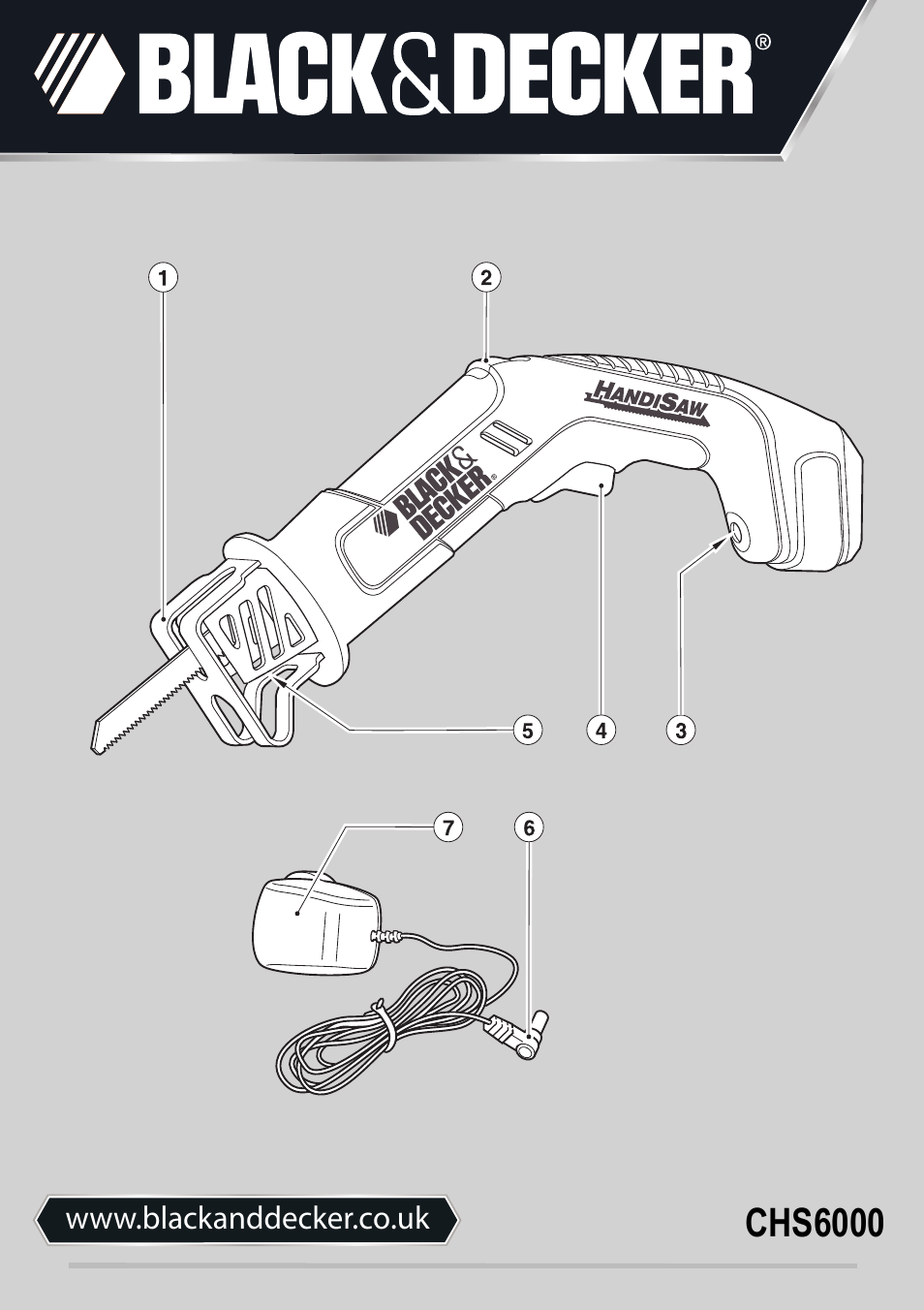 Black & Decker CHS6000-JP01 User Manual | 12 pages