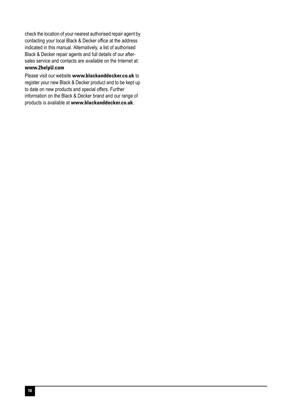 Black & Decker CHS6000-JP01 User Manual | Page 10 / 12