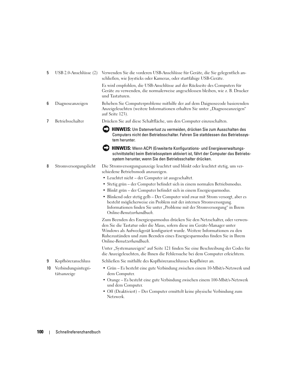 Dell OptiPlex 320 User Manual | Page 100 / 266