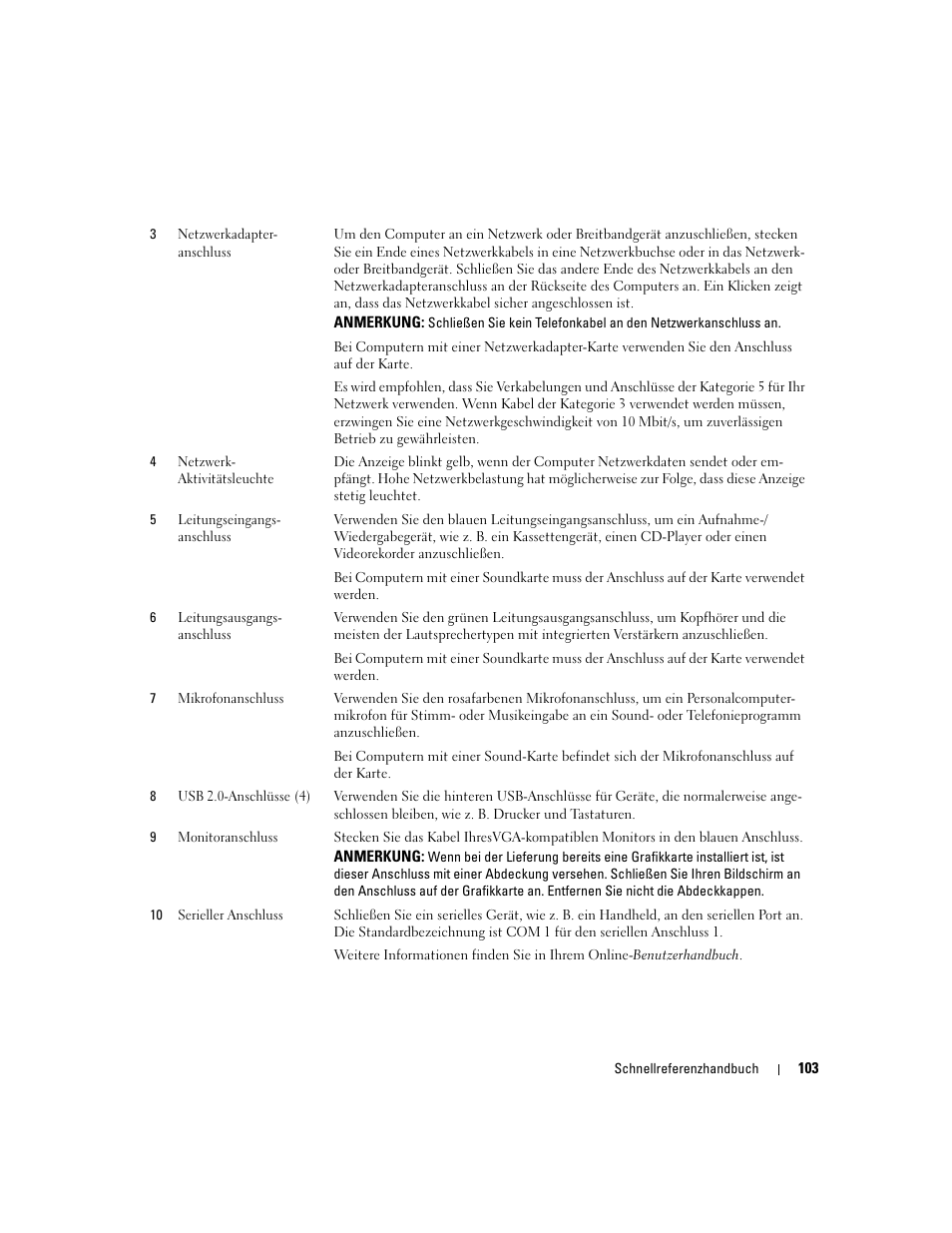 Dell OptiPlex 320 User Manual | Page 103 / 266