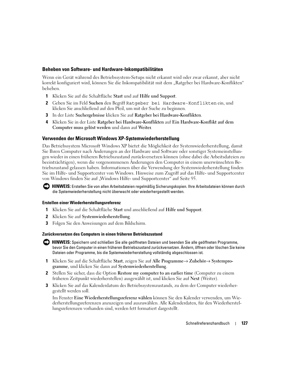 Dell OptiPlex 320 User Manual | Page 127 / 266