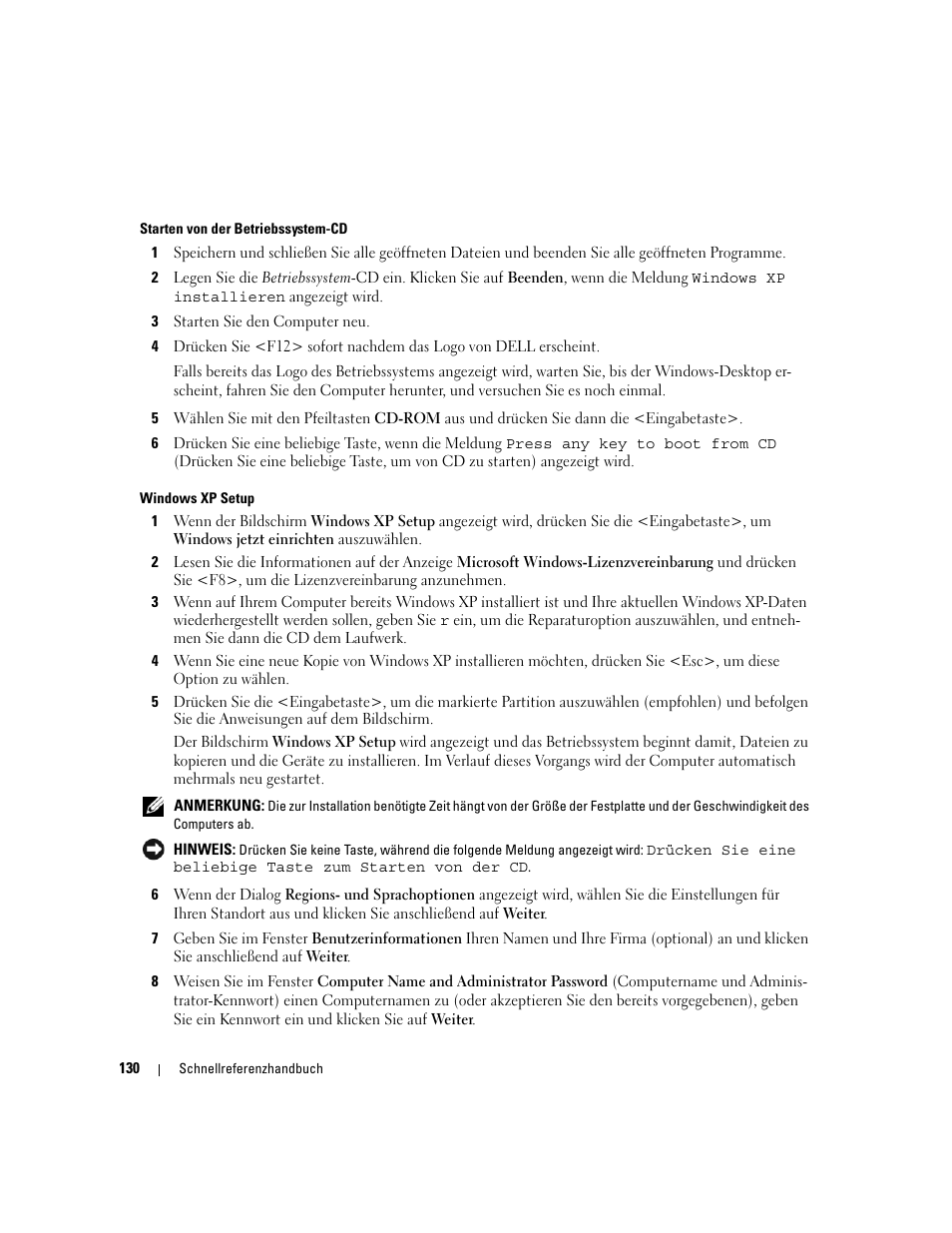 Dell OptiPlex 320 User Manual | Page 130 / 266