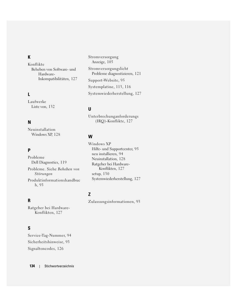Dell OptiPlex 320 User Manual | Page 134 / 266