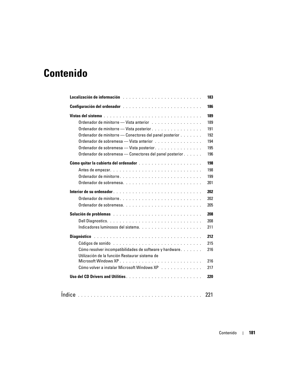Dell OptiPlex 320 User Manual | Page 181 / 266