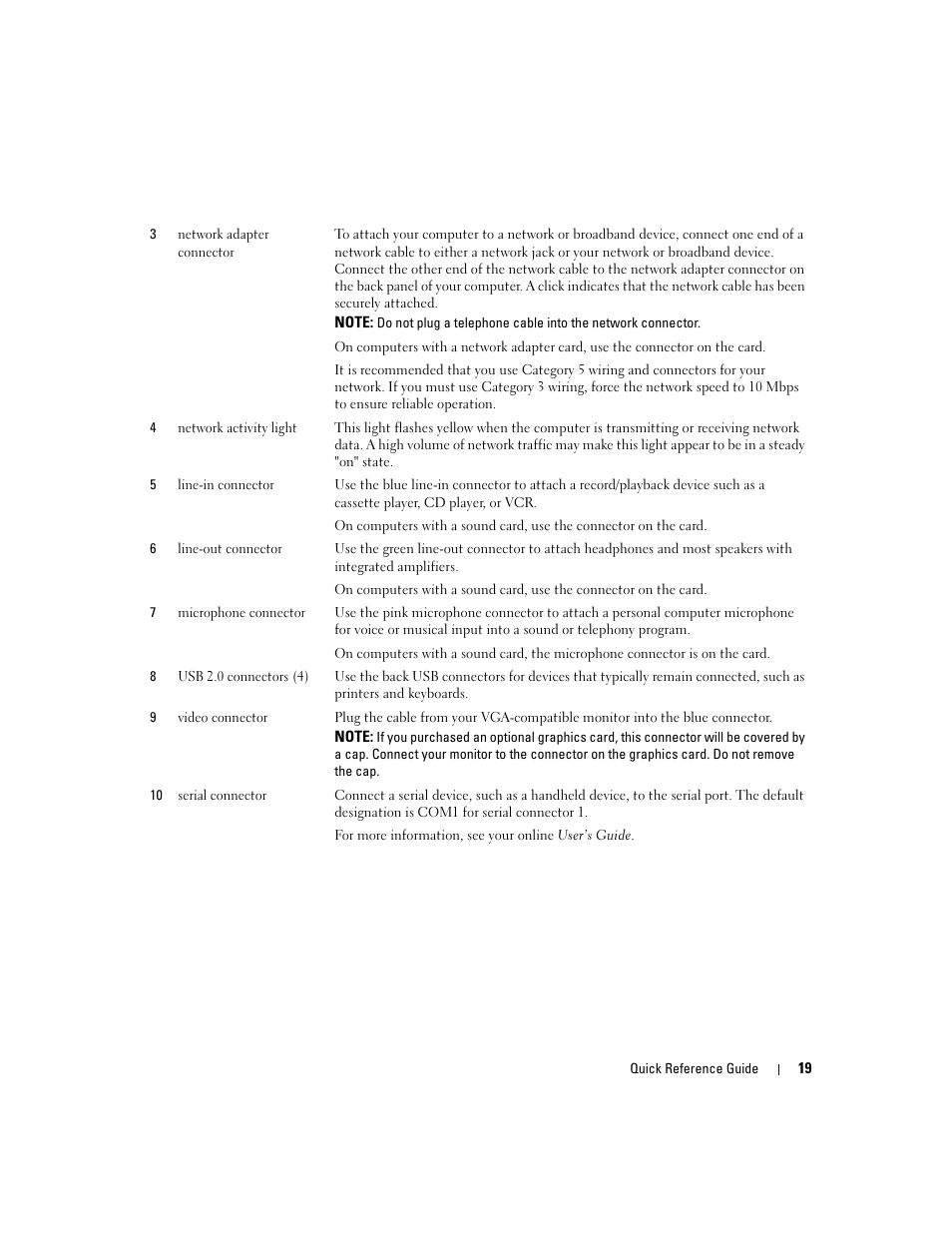 Dell OptiPlex 320 User Manual | Page 19 / 266