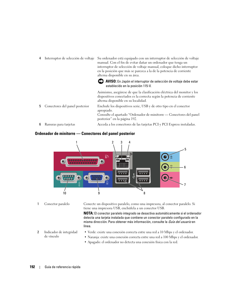 Dell OptiPlex 320 User Manual | Page 192 / 266