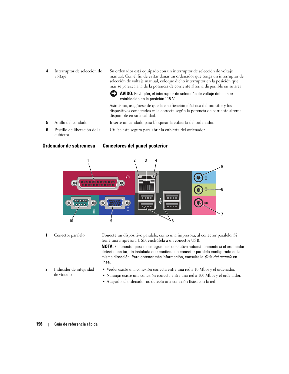 Dell OptiPlex 320 User Manual | Page 196 / 266