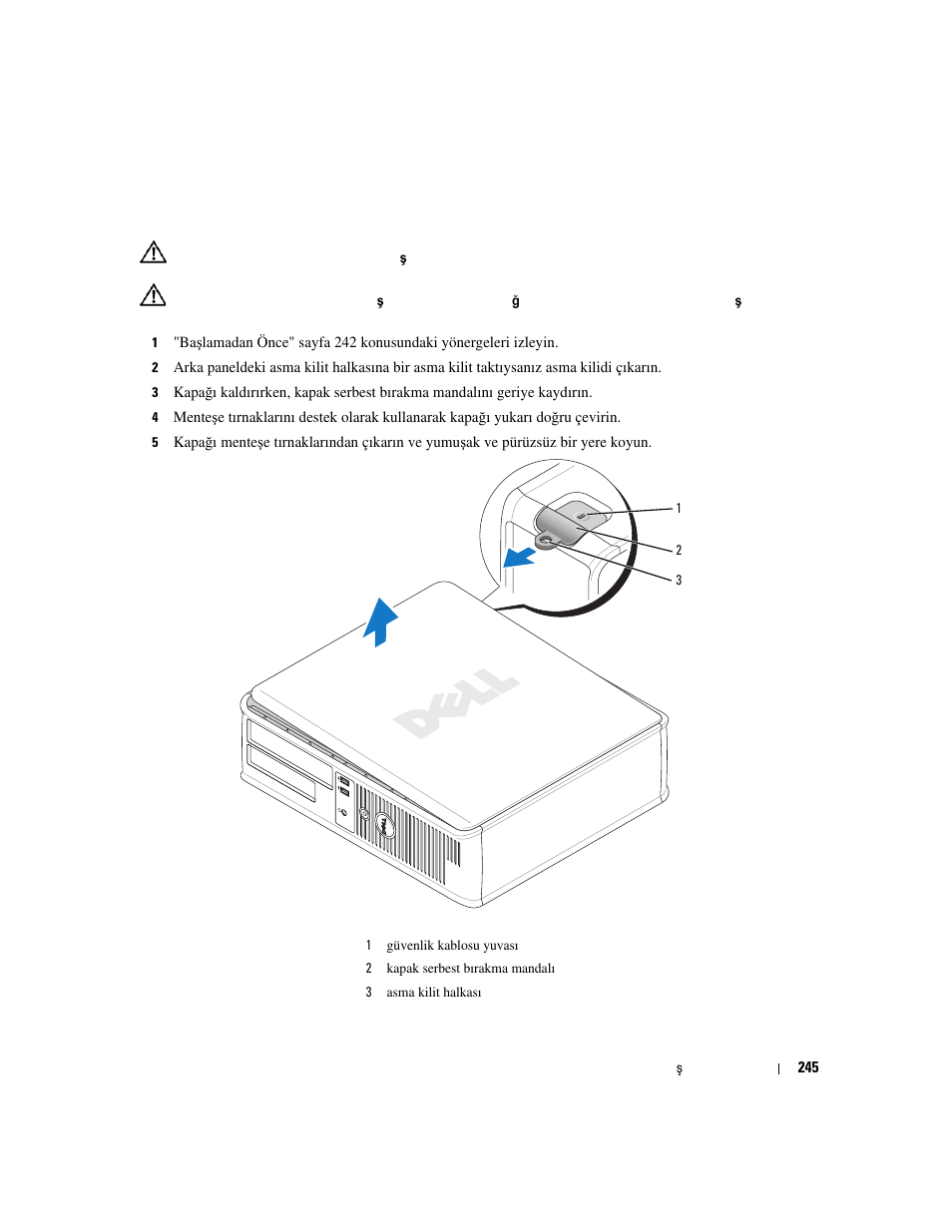 Masaüstü bilgisayar | Dell OptiPlex 320 User Manual | Page 245 / 266