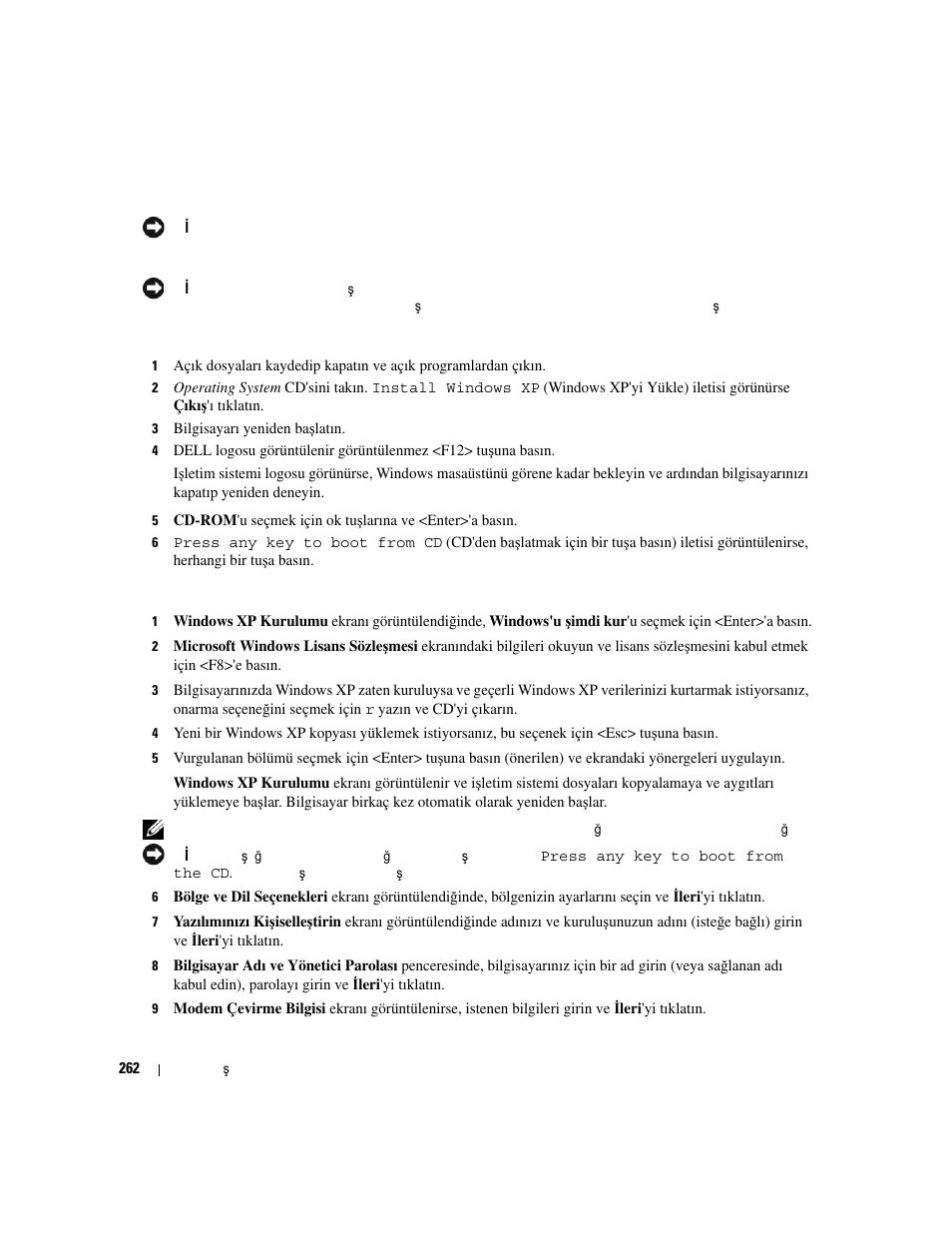 Dell OptiPlex 320 User Manual | Page 262 / 266
