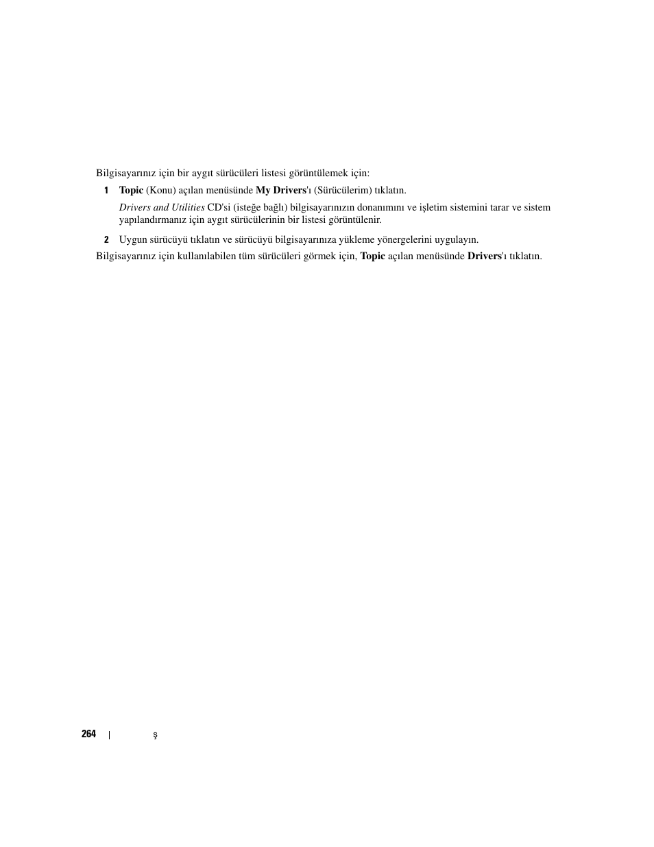 Dell OptiPlex 320 User Manual | Page 264 / 266