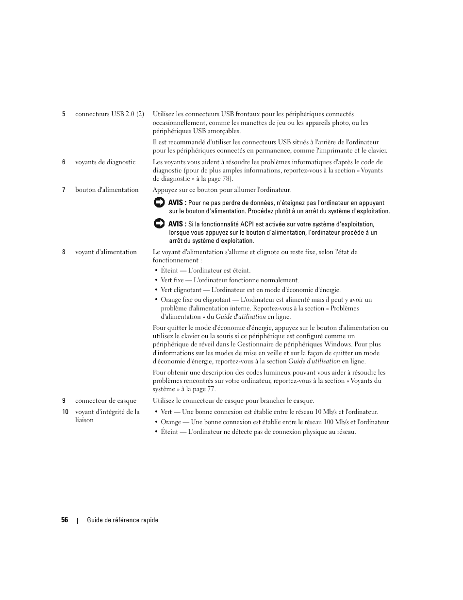 Dell OptiPlex 320 User Manual | Page 56 / 266