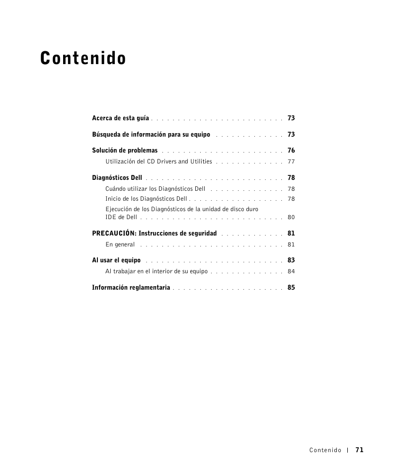 Dell OptiPlex GX270 User Manual | Page 72 / 106