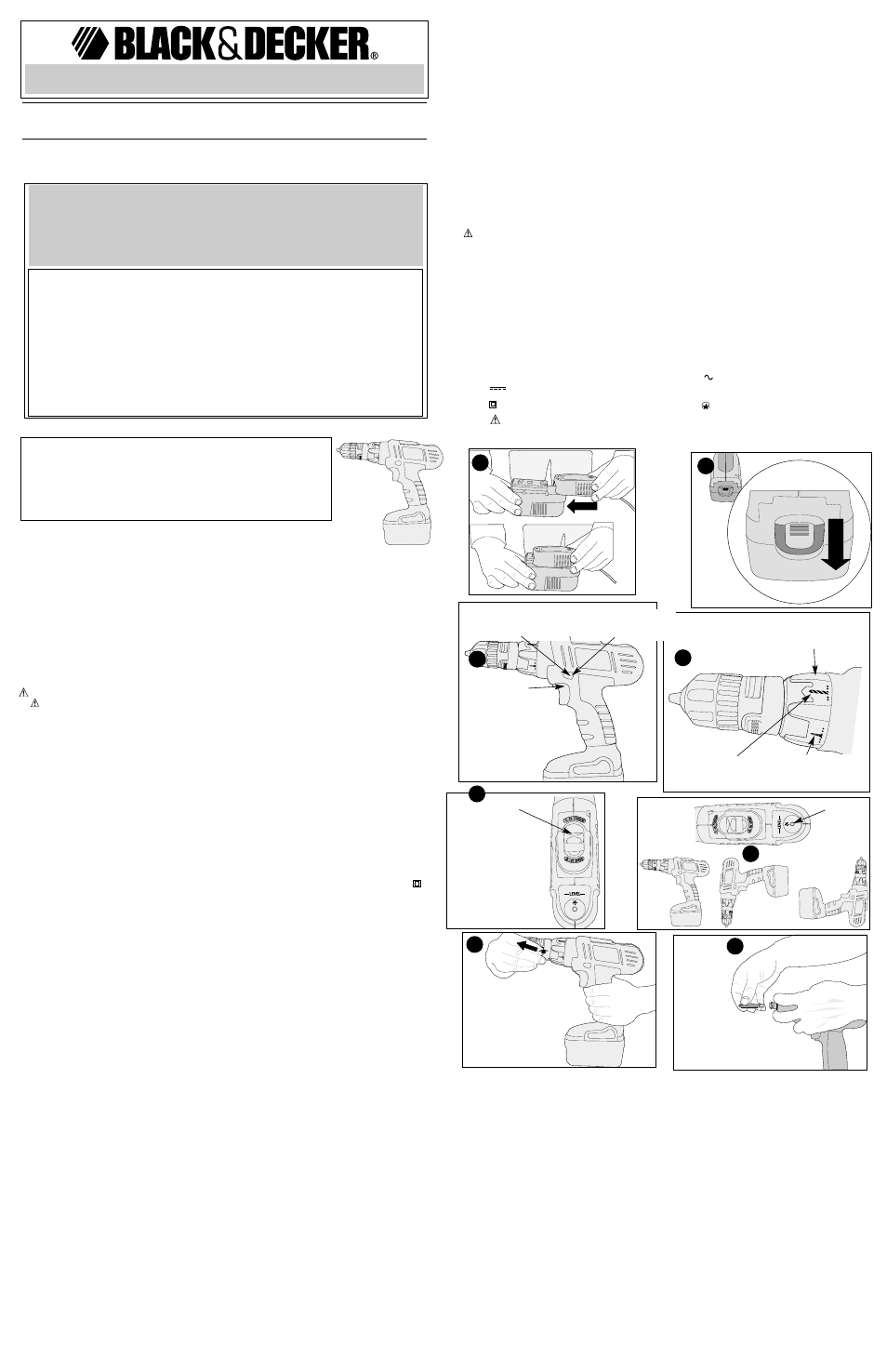 Black & Decker FSD122K User Manual | 5 pages