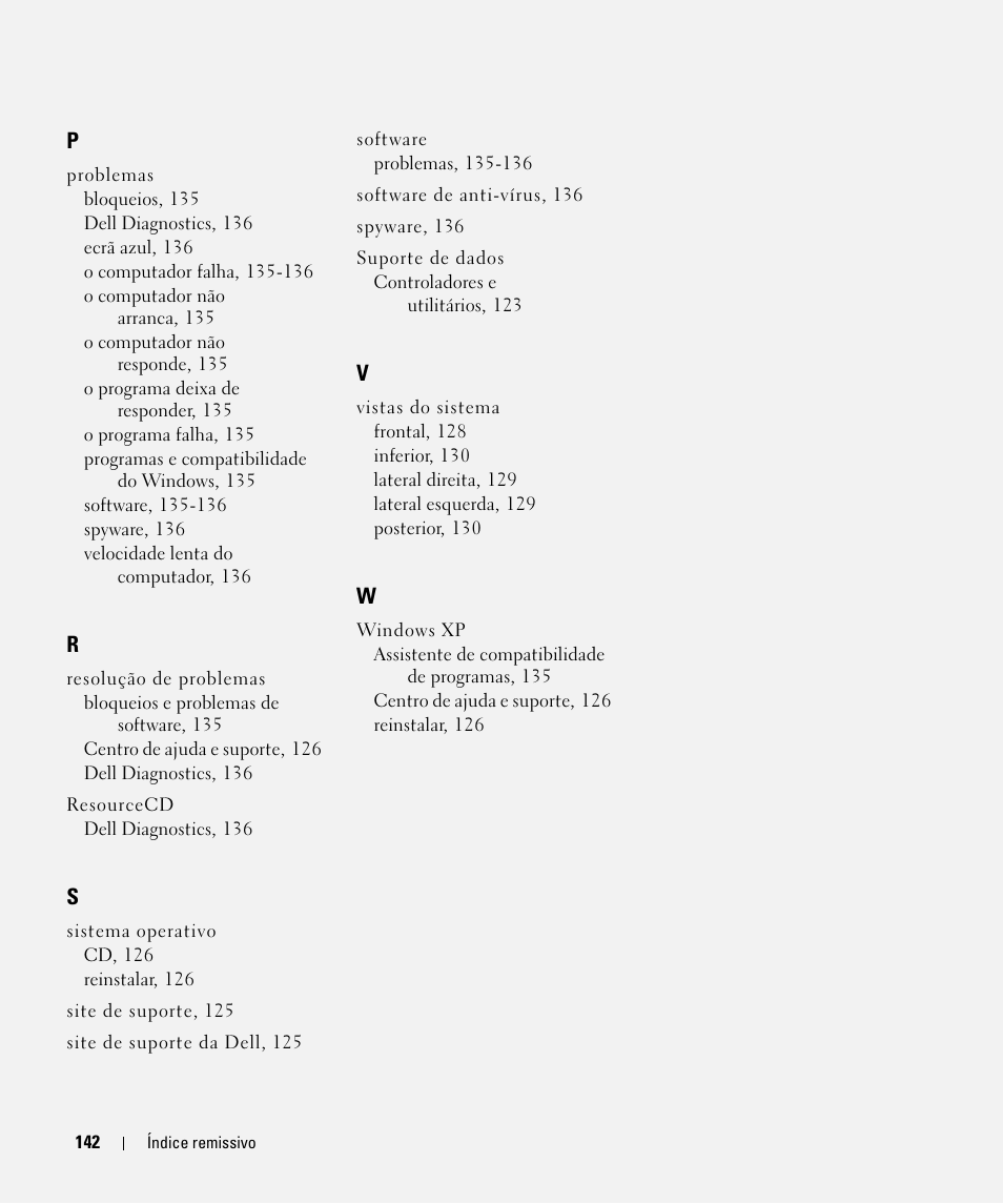 Dell Latitude D631 (Early 2009) User Manual | Page 142 / 166