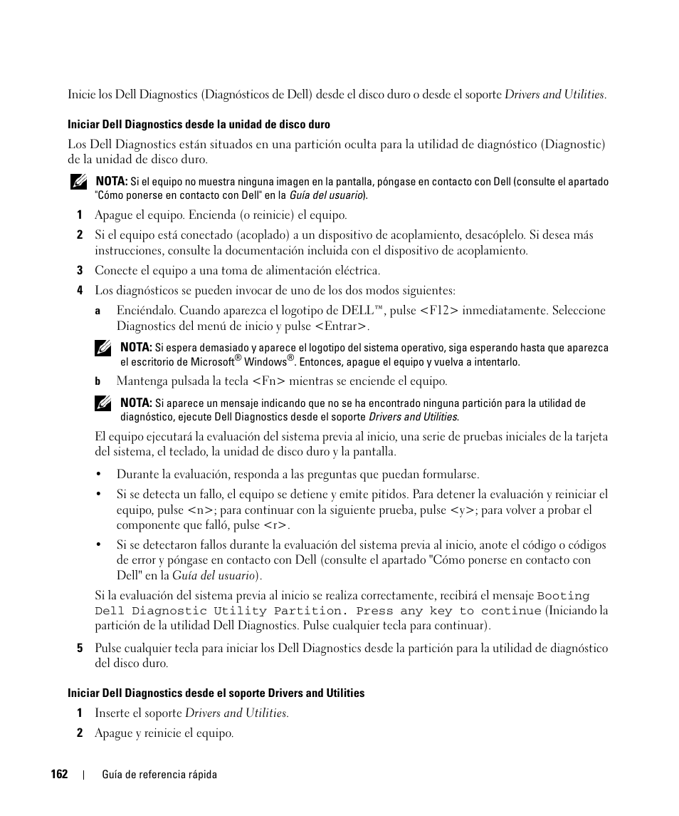 Dell Latitude D631 (Early 2009) User Manual | Page 162 / 166