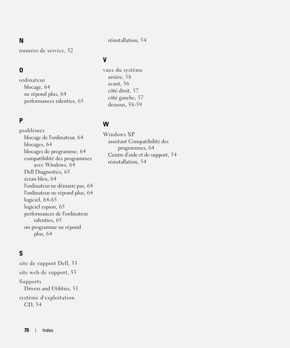 Dell Latitude D631 (Early 2009) User Manual | Page 70 / 166
