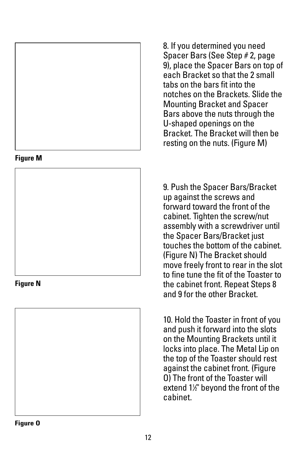 Beyond the front of the cabinet | Black & Decker T1000 User Manual | Page 12 / 24