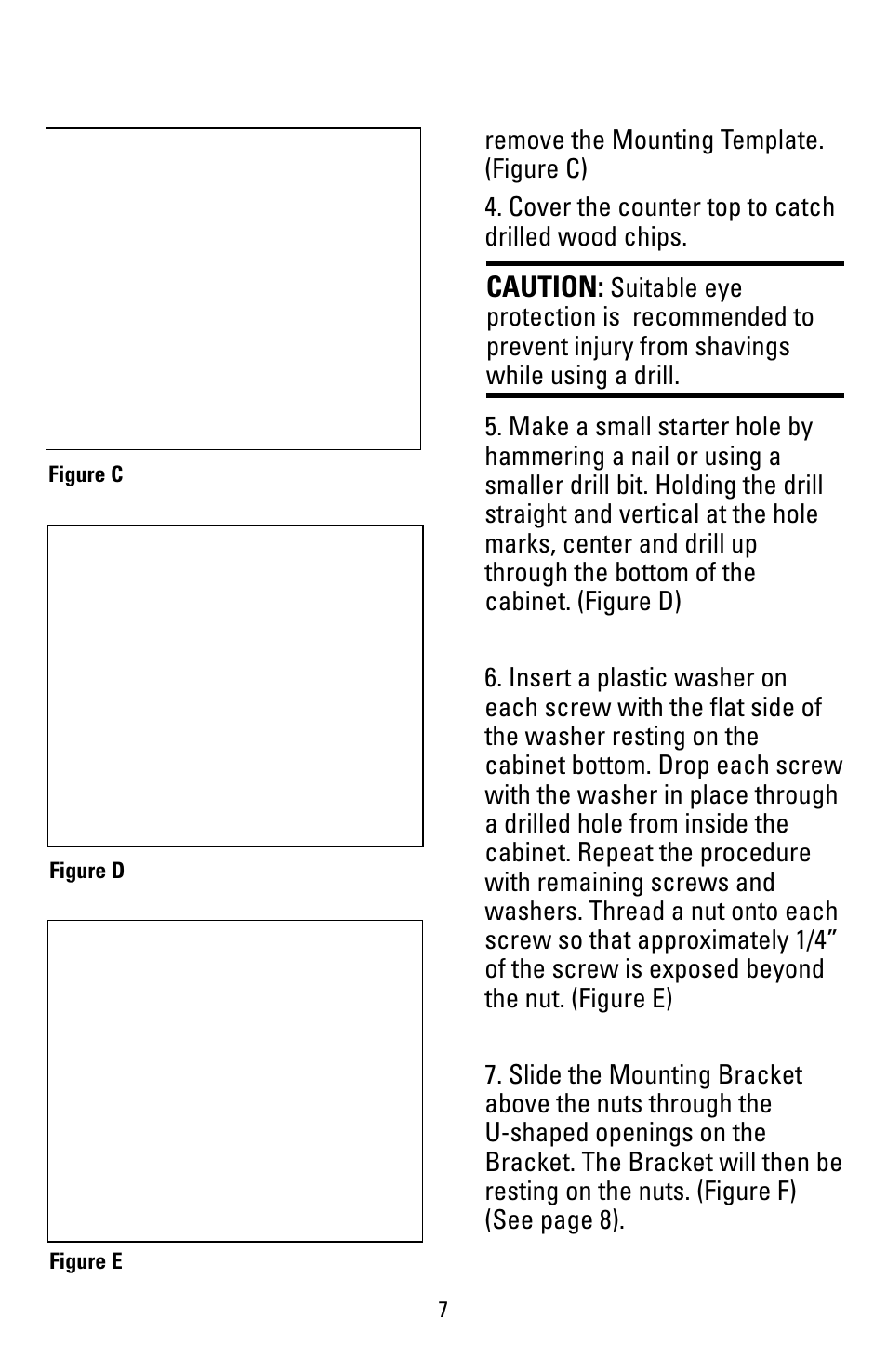 Caution | Black & Decker T1000 User Manual | Page 7 / 24