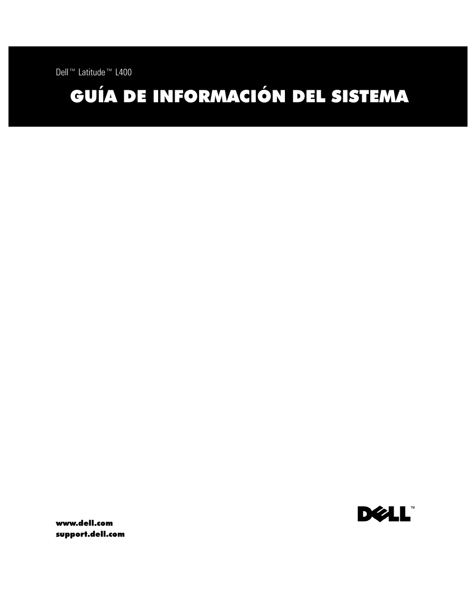 Dell Latitude L400 User Manual | Page 111 / 126