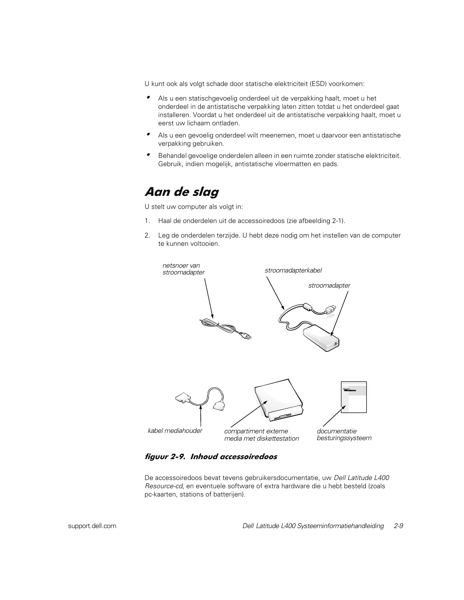 Aan de slag, Dq gh vodj | Dell Latitude L400 User Manual | Page 39 / 126