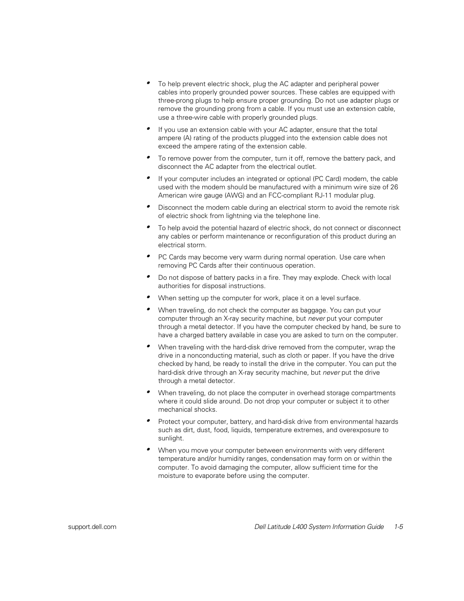 Dell Latitude L400 User Manual | Page 7 / 126