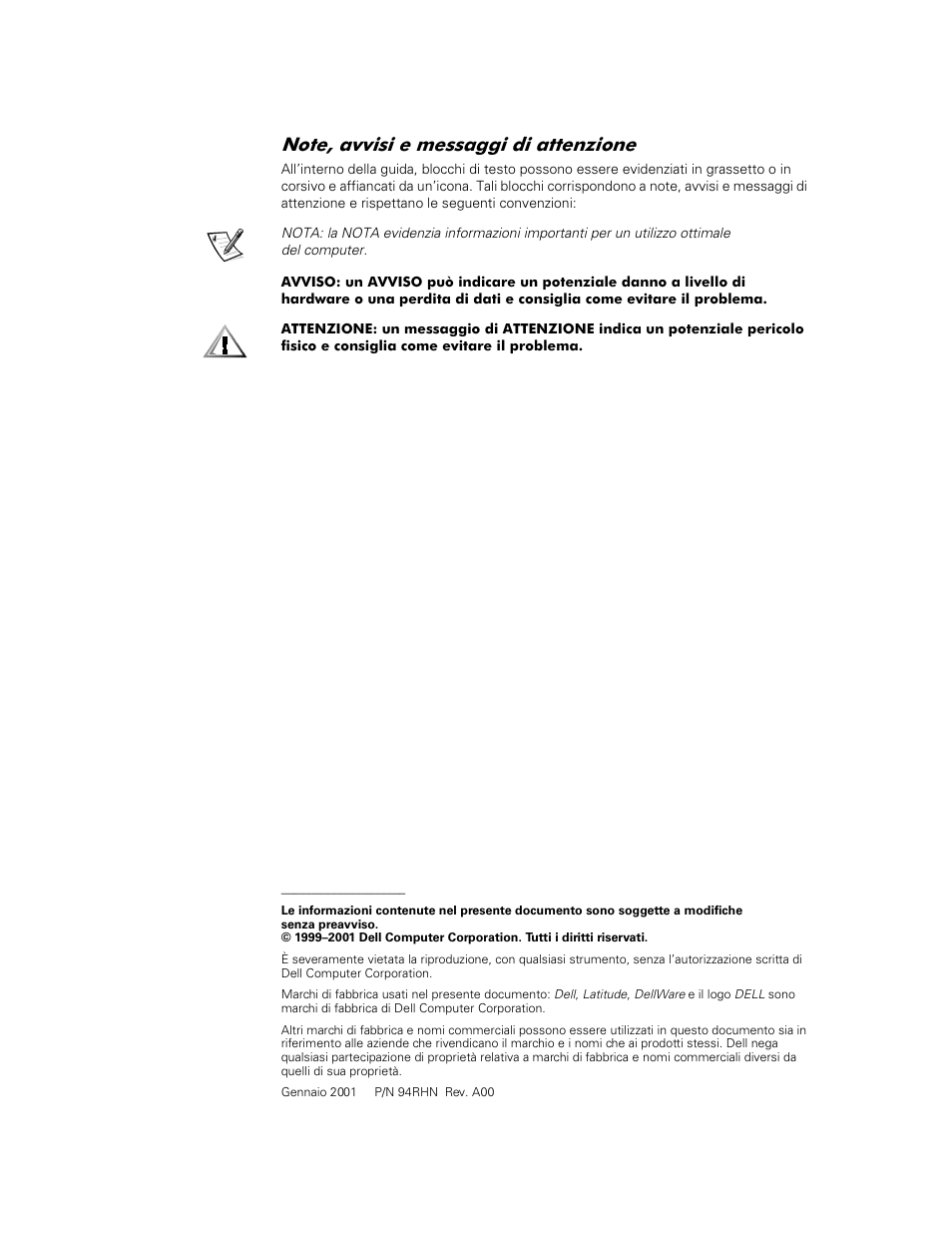 1rwh dyylvl h phvvdjjl gl dwwhq]lrqh | Dell Latitude L400 User Manual | Page 80 / 126