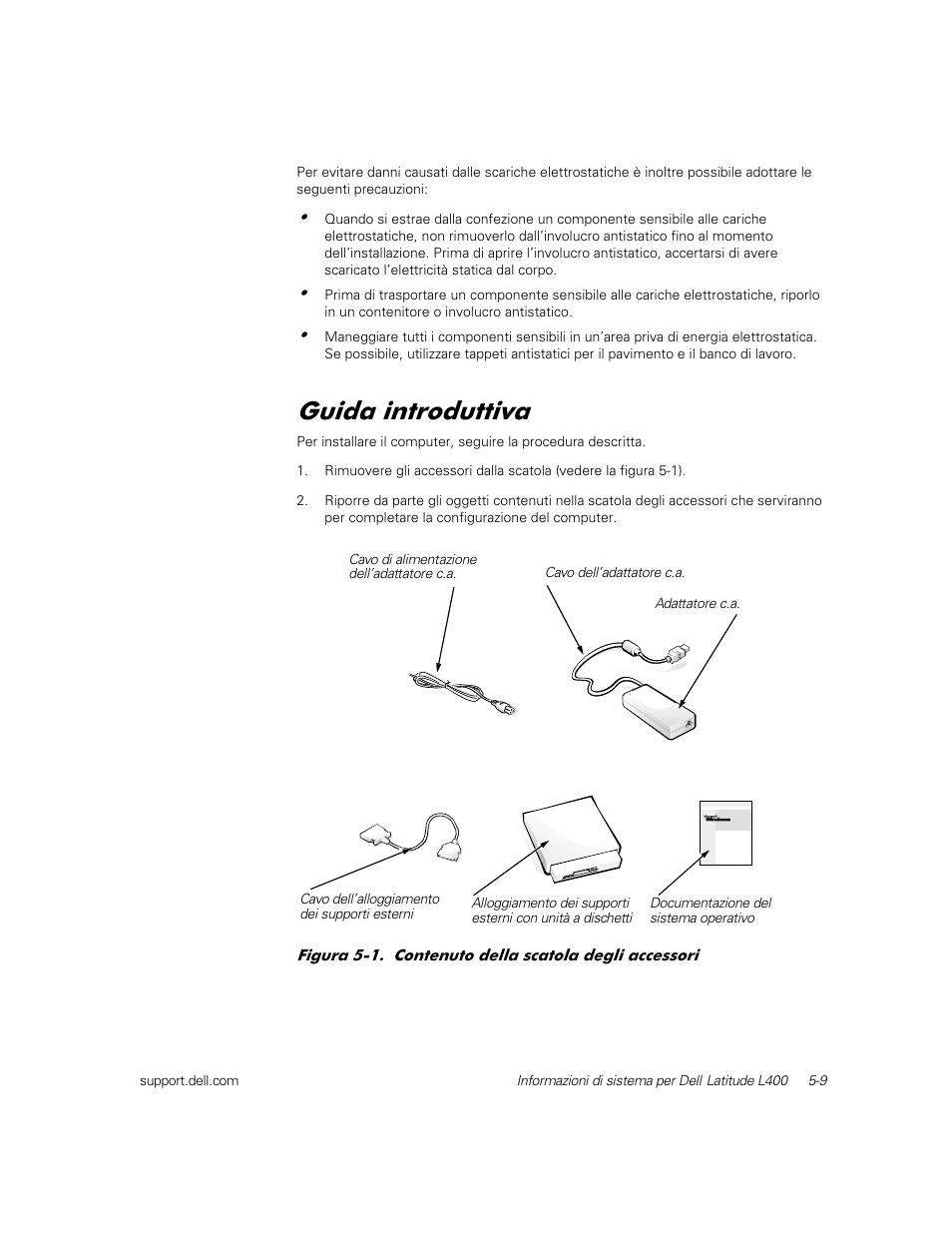 Guida introduttiva, Xlgd lqwurgxwwlyd | Dell Latitude L400 User Manual | Page 87 / 126