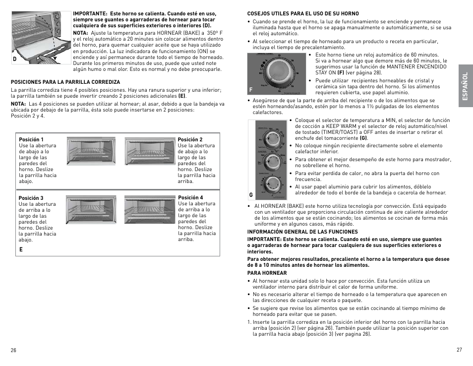 Rotate k nob pas t 20 then set to desir ed time | Black & Decker CTO800 User Manual | Page 14 / 23