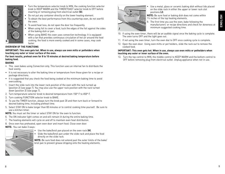 Black & Decker CTO800 User Manual | Page 5 / 23