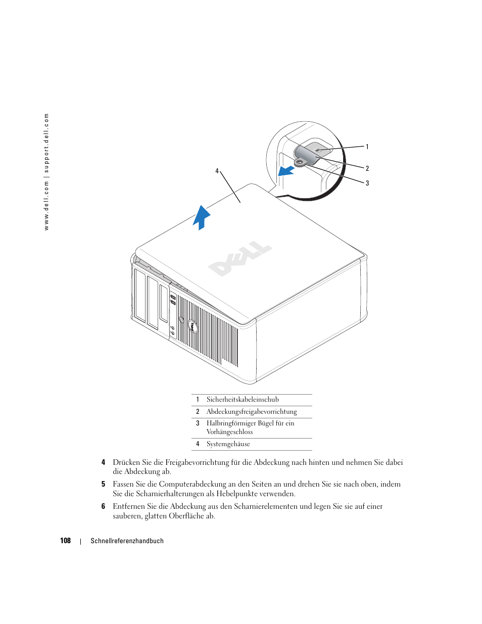 Dell OptiPlex GX520 User Manual | Page 108 / 266