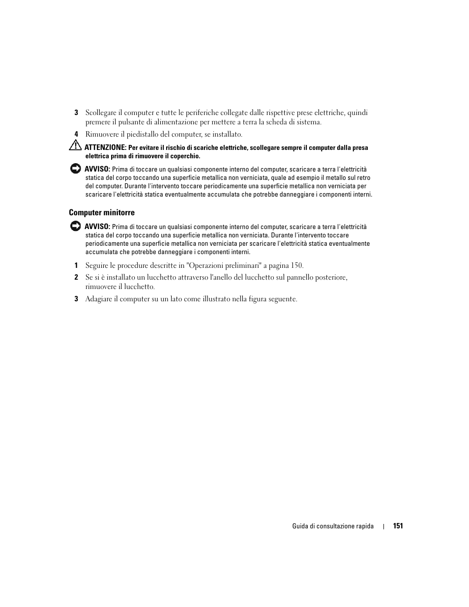 Computer minitorre | Dell OptiPlex GX520 User Manual | Page 151 / 266