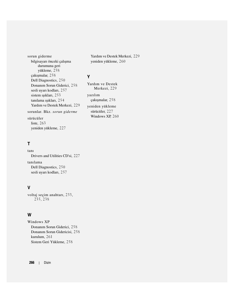 Dell OptiPlex GX520 User Manual | Page 266 / 266