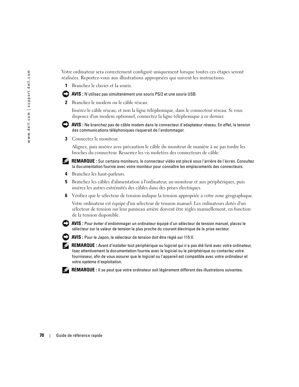 Dell OptiPlex GX520 User Manual | Page 70 / 266