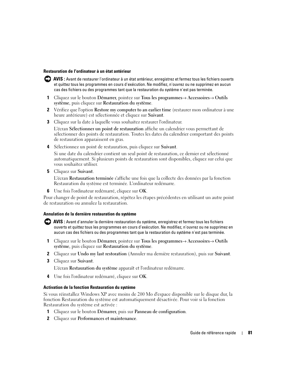 Dell OptiPlex GX520 User Manual | Page 81 / 266