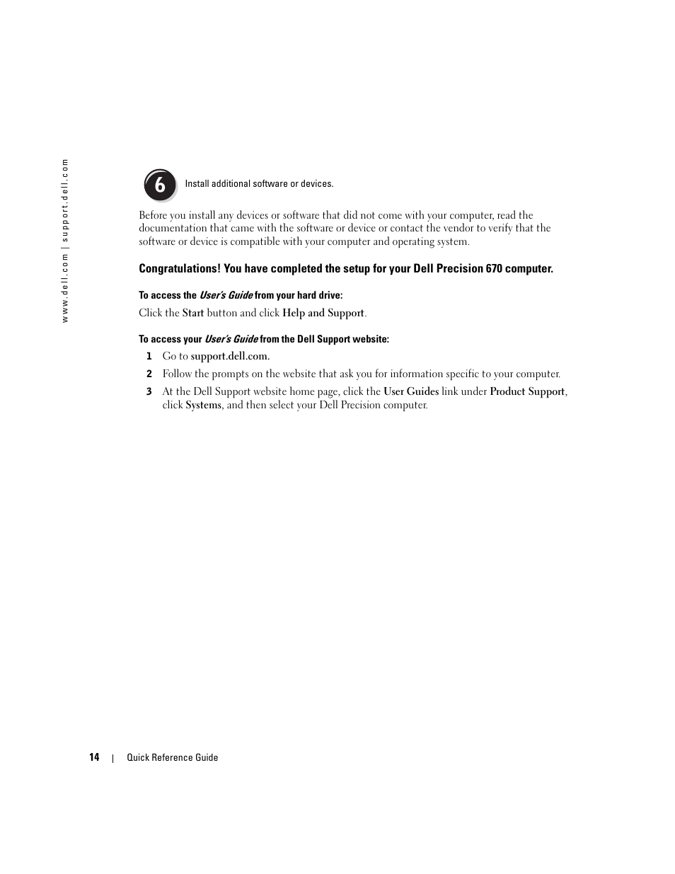Dell Precision 670 User Manual | Page 14 / 210