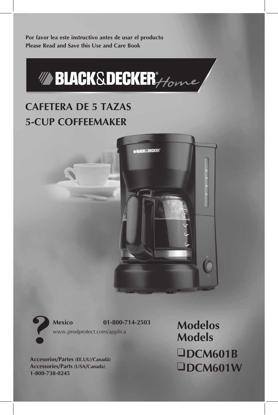 Black & Decker DCM601B User Manual | 11 pages