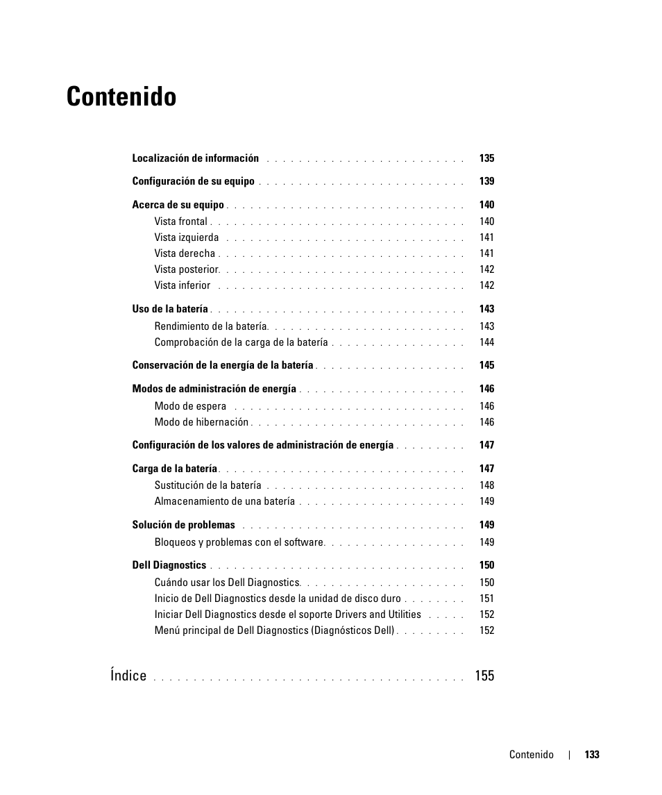 Dell Latitude D830 (Early 2007) User Manual | Page 133 / 156