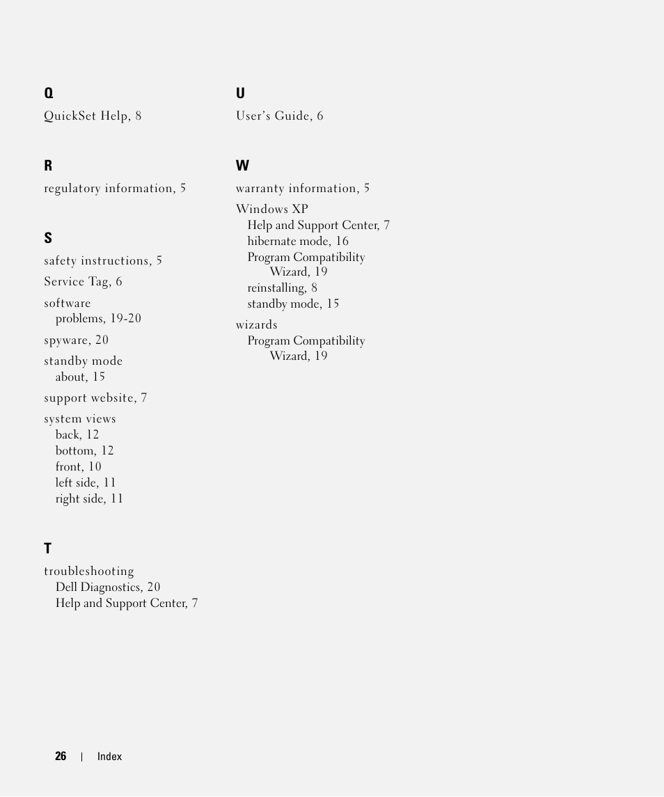 Dell Latitude D830 (Early 2007) User Manual | Page 26 / 156