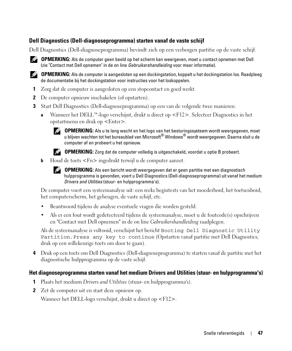 Dell Latitude D830 (Early 2007) User Manual | Page 47 / 156