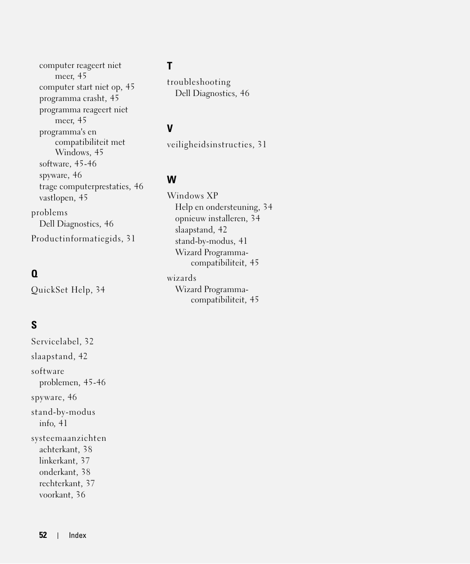 Dell Latitude D830 (Early 2007) User Manual | Page 52 / 156
