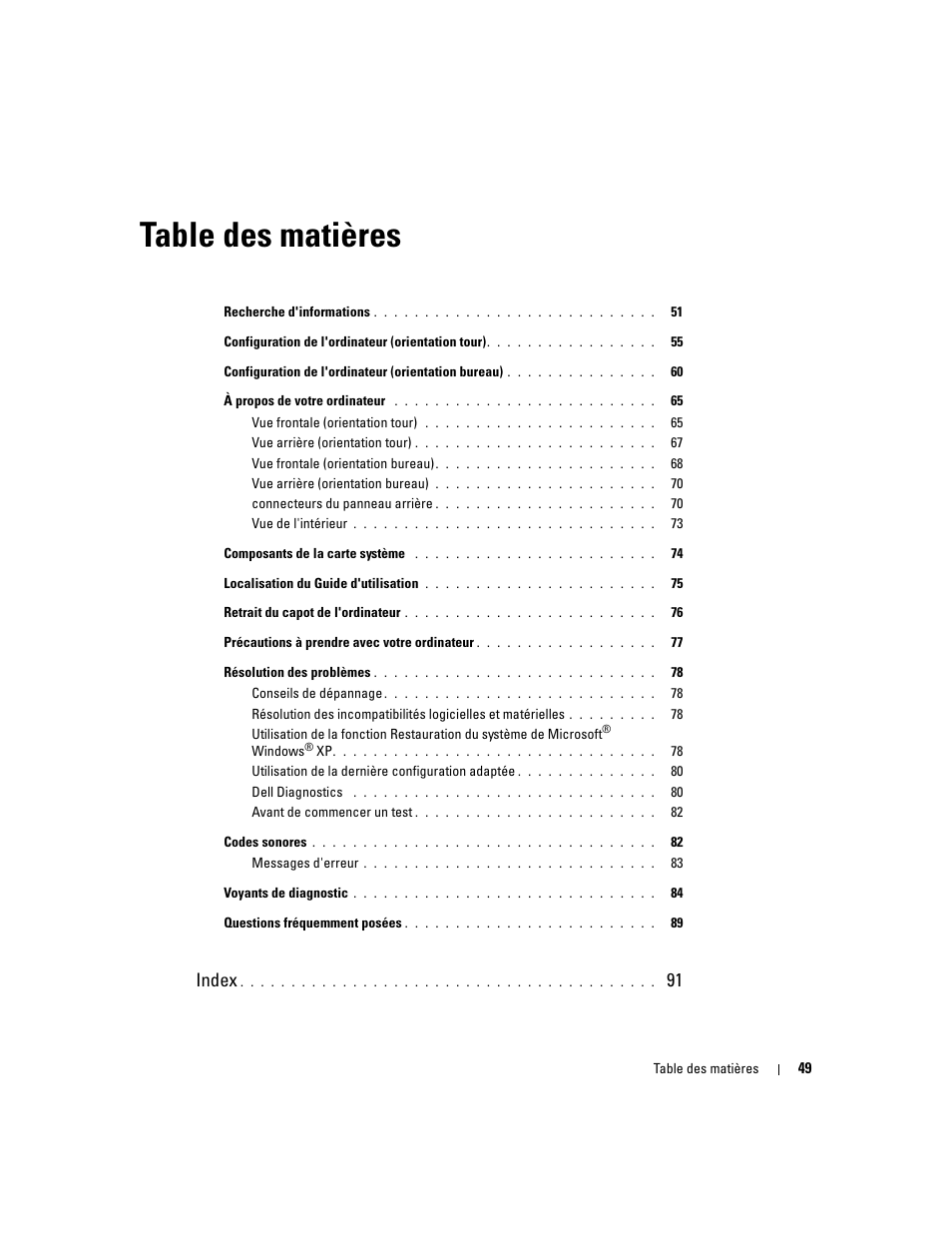 Dell Precision 380 User Manual | Page 49 / 230